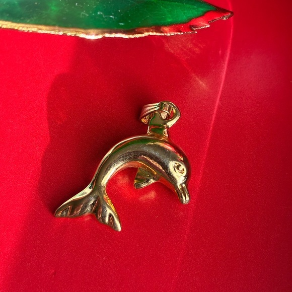 Jewelry - Gold Dolphin Necklace Pendant
